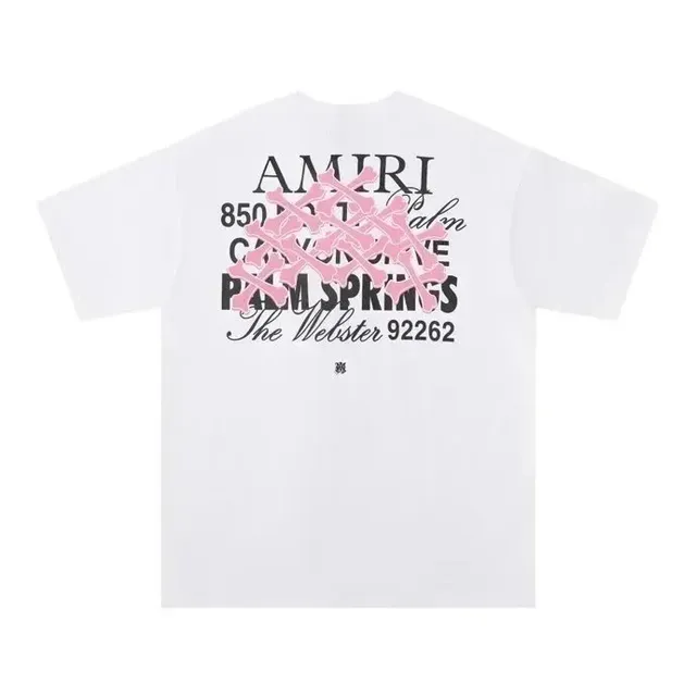 Amiri × Palm Angels Graphic Tee Palm Springs Print