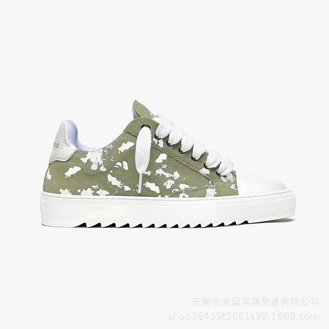 Numeris Atelier Low-top Sneaker Camouflage Print