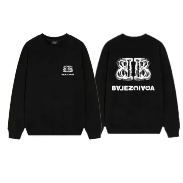 Balenciaga Crewneck Sweatshirt BB Logo Print
