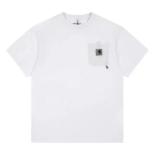Chrome Hearts Pocket T-Shirt White with Logo Patch