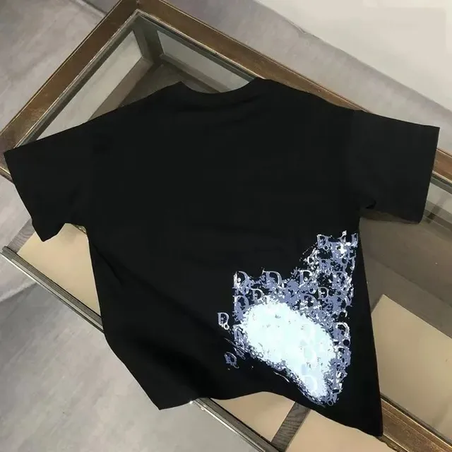 Dior T-Shirt Oblique Logo Print