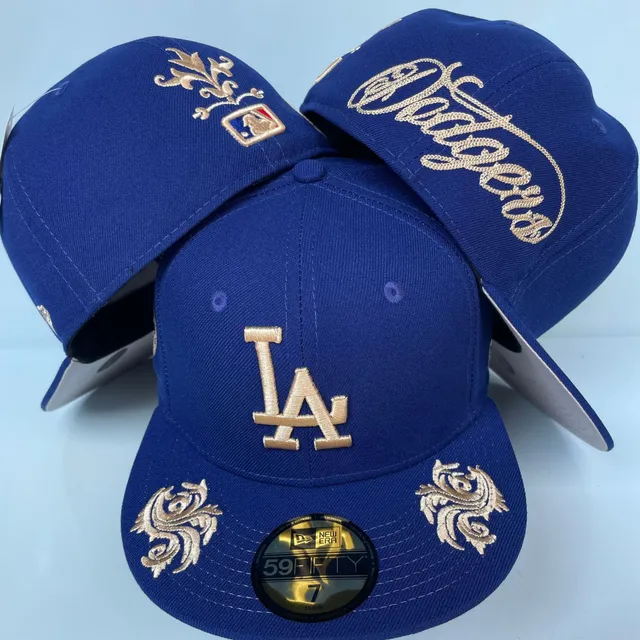New Era × MLB 59FIFTY LA Dodgers Gold Embroidery