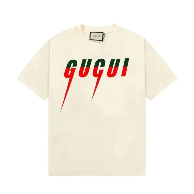 Gucci Logo T-Shirt Lightning Bolt