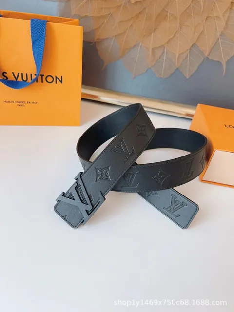 Louis Vuitton LV Belt Monogram Embossed