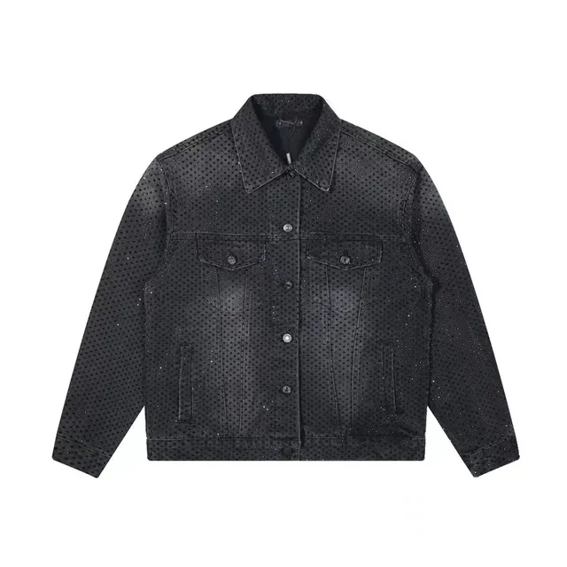 Dior Denim Jacket Crystal-Embellished