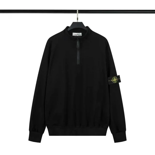 Stone Island Half-Zip Sweatshirt Black