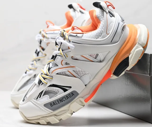 Balenciaga Triple S White Orange