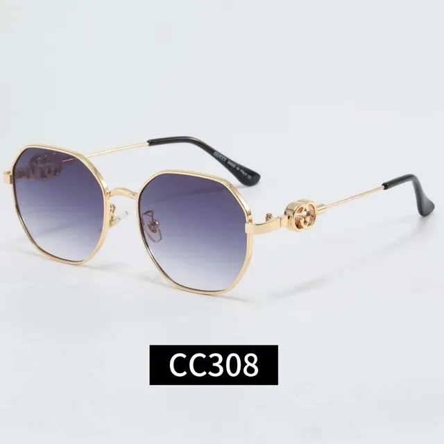 Gucci Octagonal Sunglasses GG Logo Detail