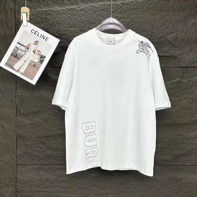 Burberry Logo T-Shirt Embroidered Knight