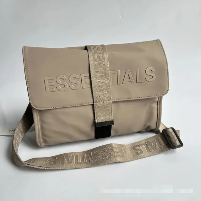 Fear of God Essentials Crossbody Bag Embossed Logo Beige