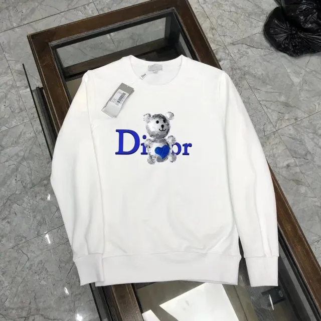Dior Crewneck Sweatshirt Crystal Bear Logo
