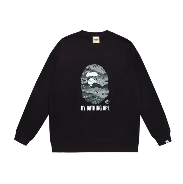 BAPE Crewneck Sweatshirt Camouflage Ape Head