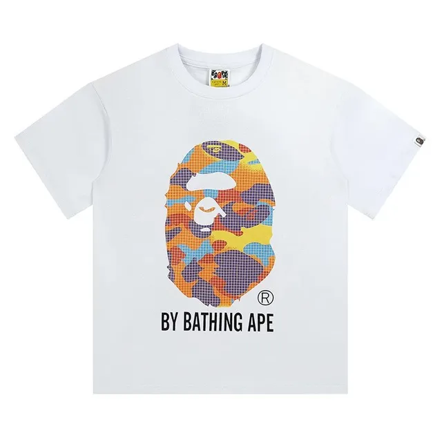 BAPE Shark Tee Multi Camo Grid
