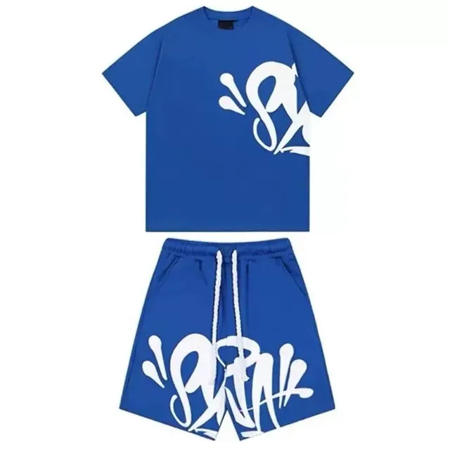 Shorts Set Graffiti Print