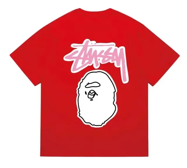 Stüssy Graphic Tee Bape x Stussy Collaboration