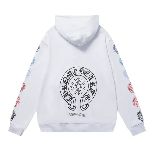 Chrome Hearts Hoodie Cross Logo Print