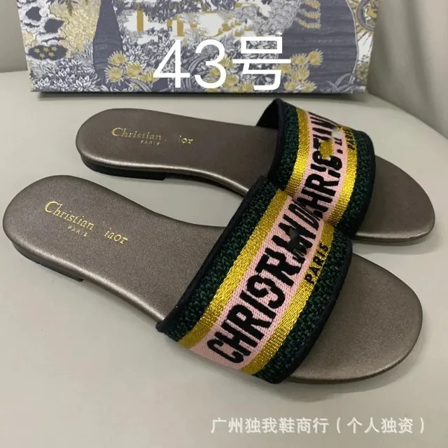Dior J'ADIOR Slide Logo Webbing