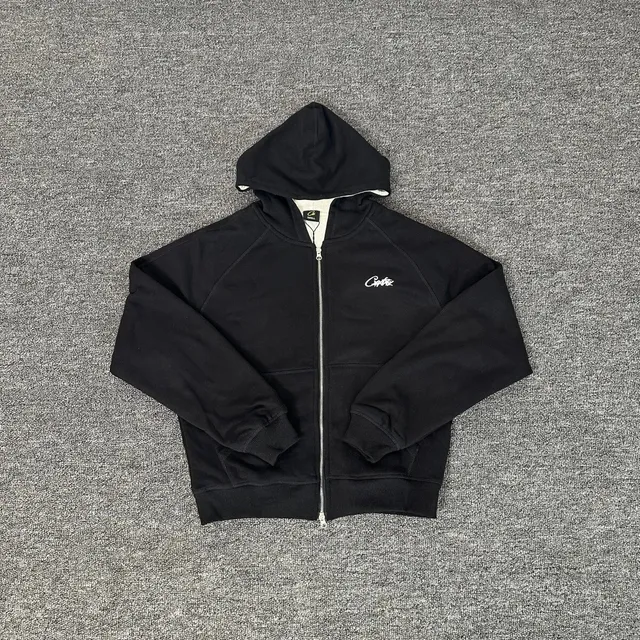Zip-Up Hoodie Corteiz Script Logo