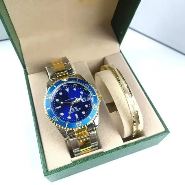 Rolex Submariner Two-Tone Blue Dial