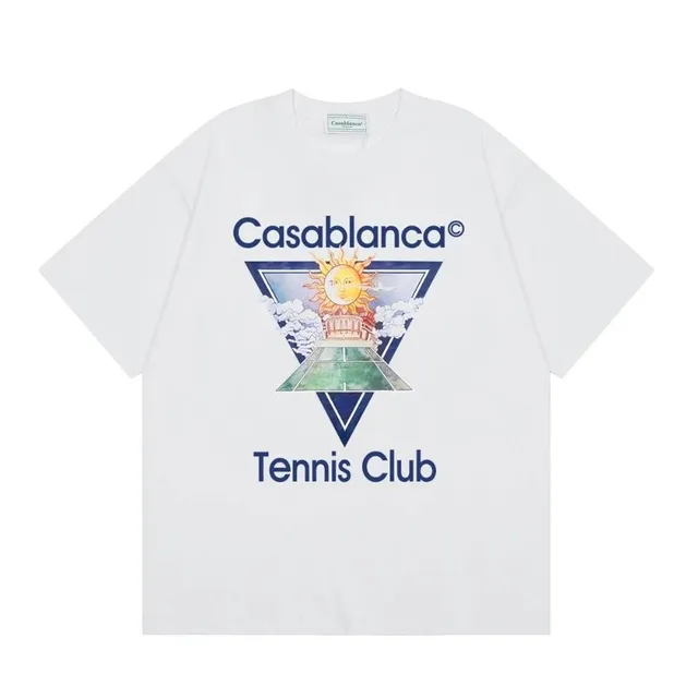 Casablanca Tennis Club Tee Sun Graphic
