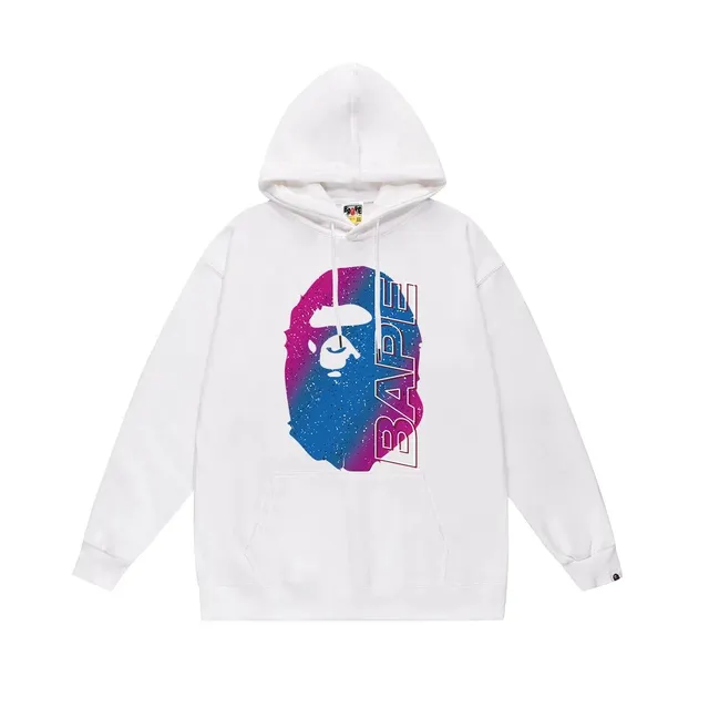 BAPE Hoodie Galaxy Ape Head Print