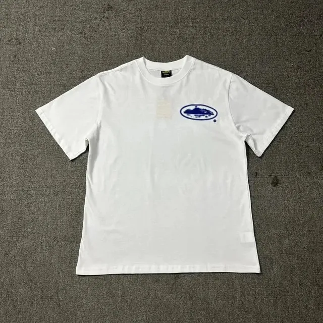 T-Shirt Blue Logo Print