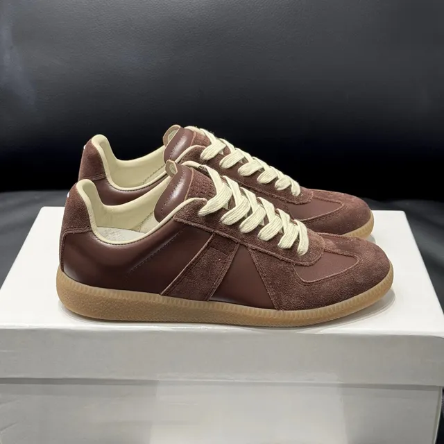 Maison Margiela Future Sneaker Brown Suede Leather