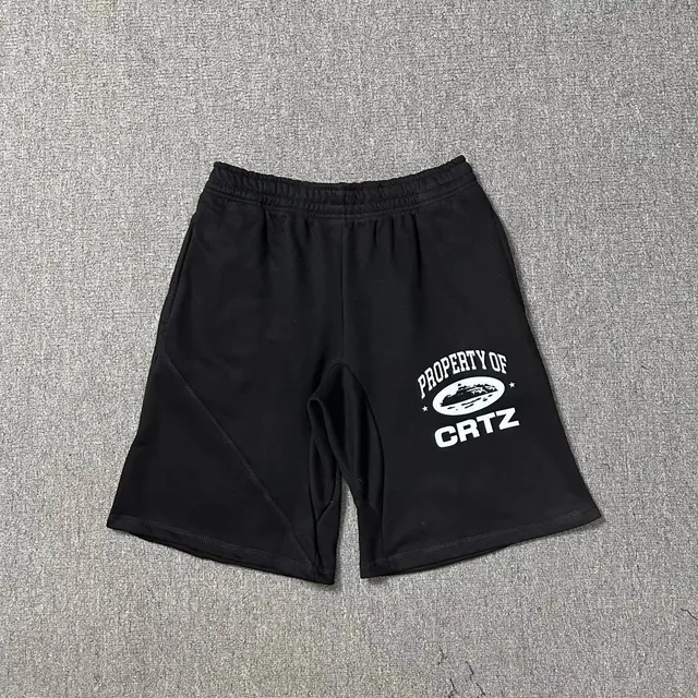Corteiz Property of CRTZ Shorts White Logo