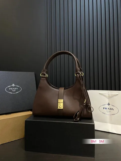 Prada Hobo Bag Smooth Leather