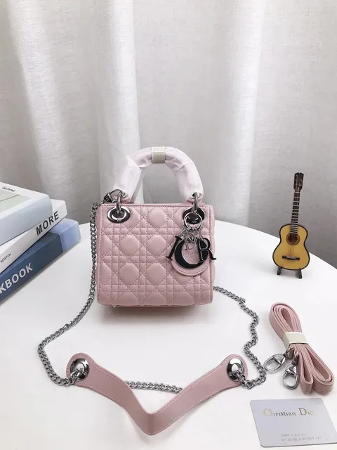 Lady Dior Mini Quilted Lambskin