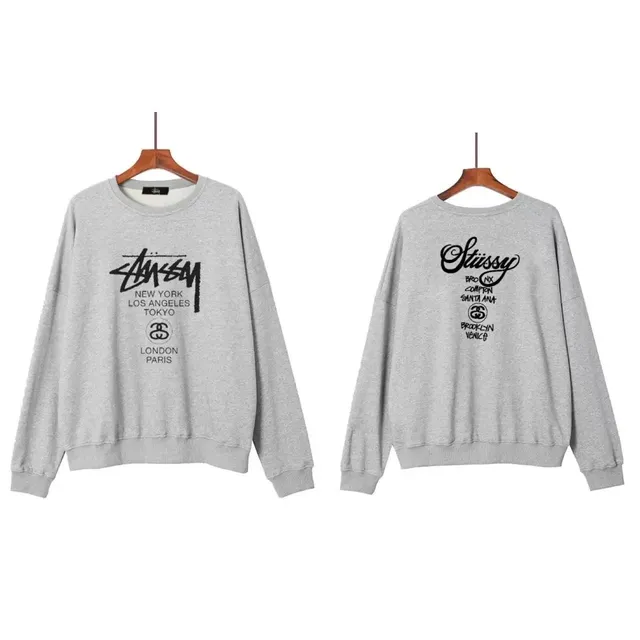 Stüssy Crewneck Sweatshirt World Cities Print