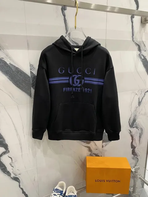 Gucci Hooded Sweatshirt Firenze 1921 Logo