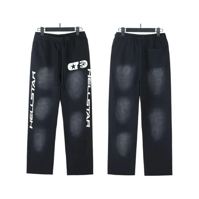 Hellstar Track Pants Distressed Logo