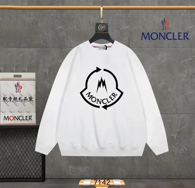 Moncler Crewneck Sweatshirt Logo Print