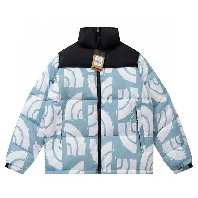 The North Face Nuptse Jacket Abstract Print