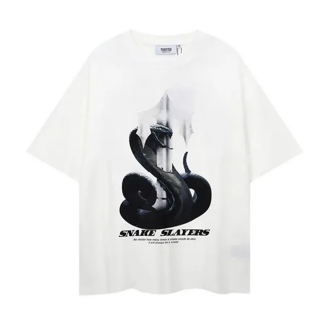 Travis Scott Snake Slayers Tee Black Snake Print