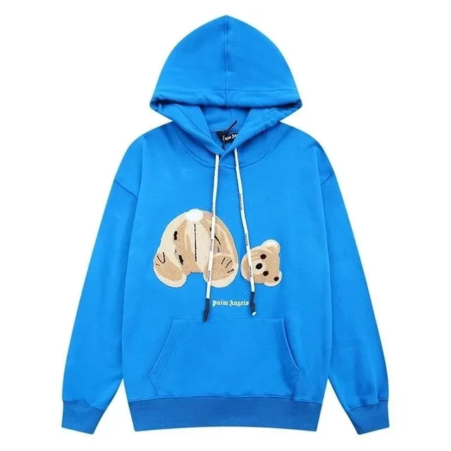 Palm Angels Hoodie Teddy Bear Embroidery