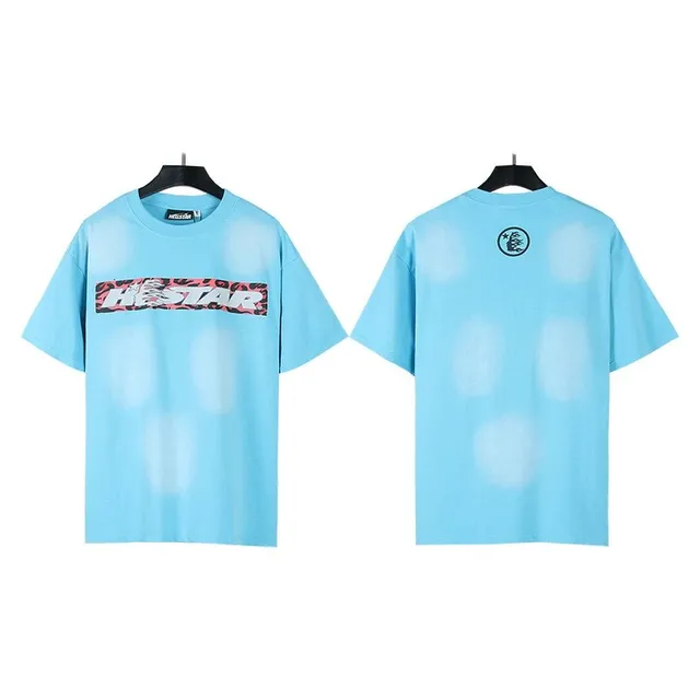 Hellstar Graphic Tee Leopard Print Logo