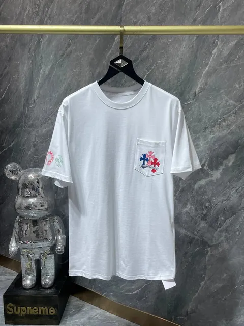 Chrome Hearts Pocket T-Shirt Multi-Color Cross Embroidery