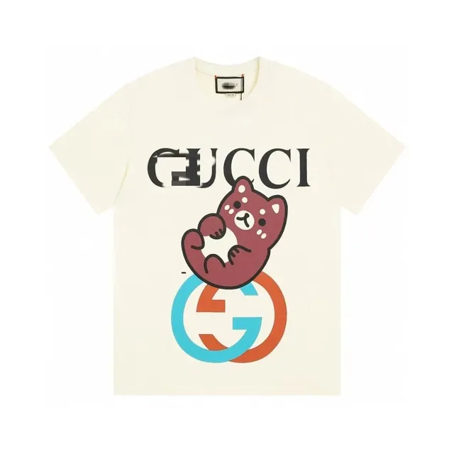 Gucci Graphic T-Shirt Bear and Interlocking G