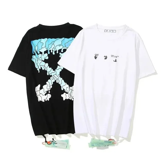 Graphic T-Shirt Dripping Arrow / Off-White Logo