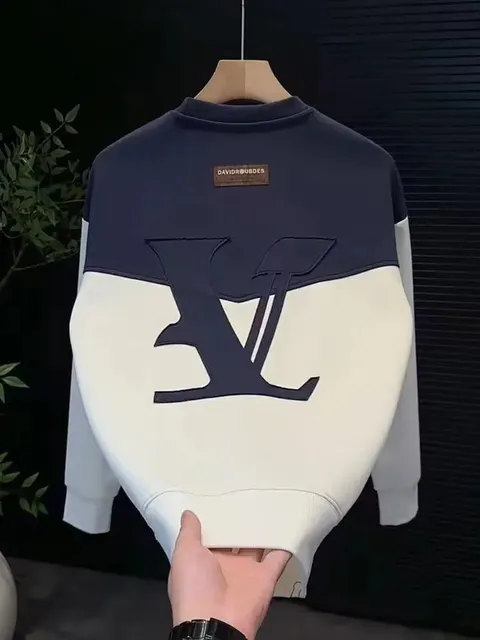 Louis Vuitton Crewneck Sweatshirt LV Logo Patch