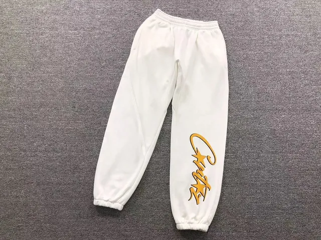 Corteiz Joggers Gold Script Logo