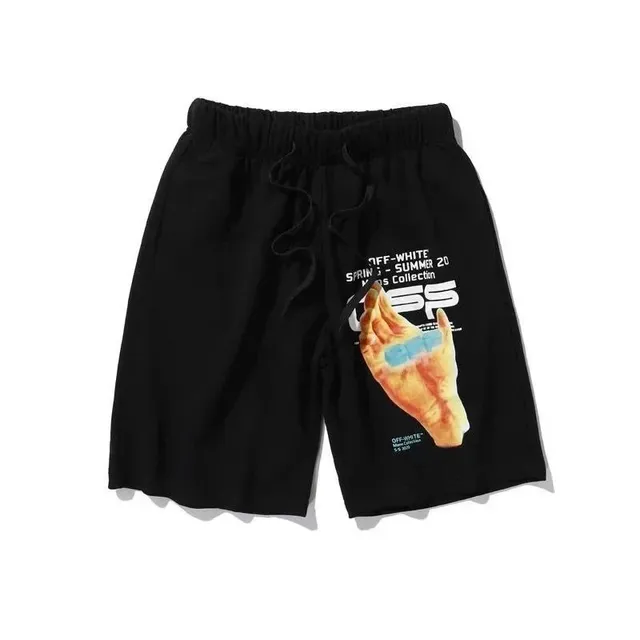 Off-White Printed Shorts Hand Graphic