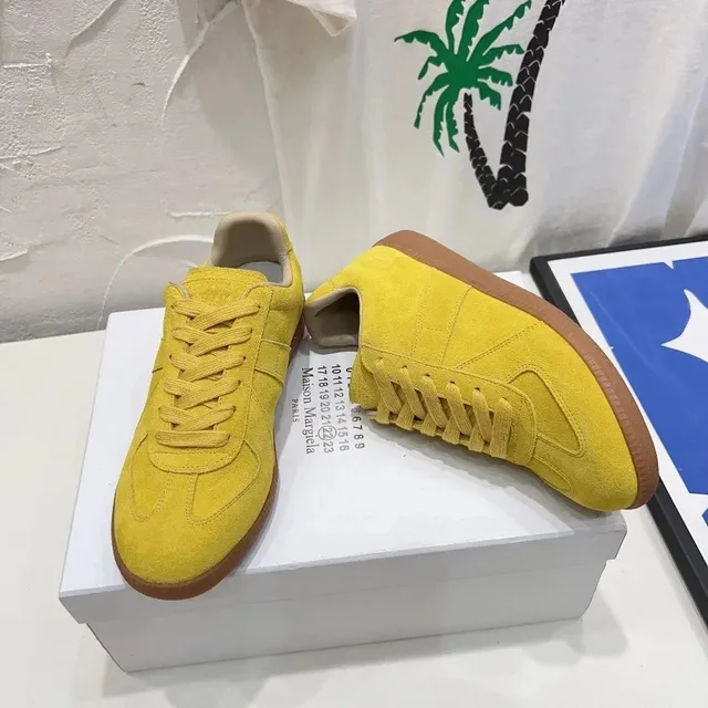 Maison Margiela Future Sneaker Yellow Suede