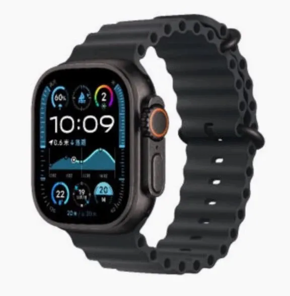 Apple Watch Ultra 2 Black Titanium with Black Ocean Band
