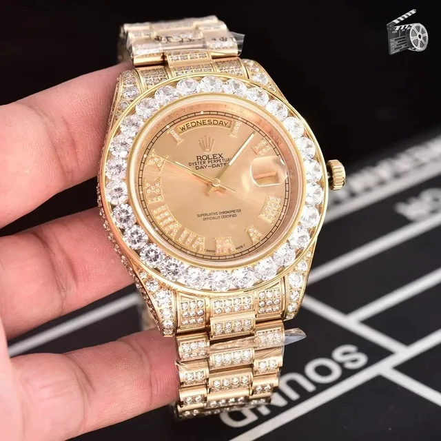 Rolex Day-Date Diamond Bezel and Bracelet