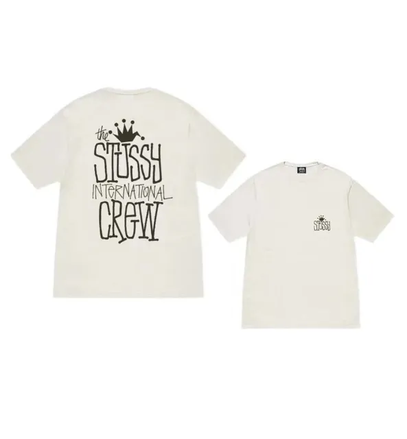 Stüssy International Crew Tee Off-White