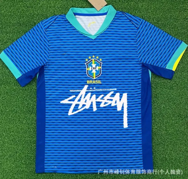 Stüssy × Nike Brazil National Team Jersey Stussy x CBF Collaboration