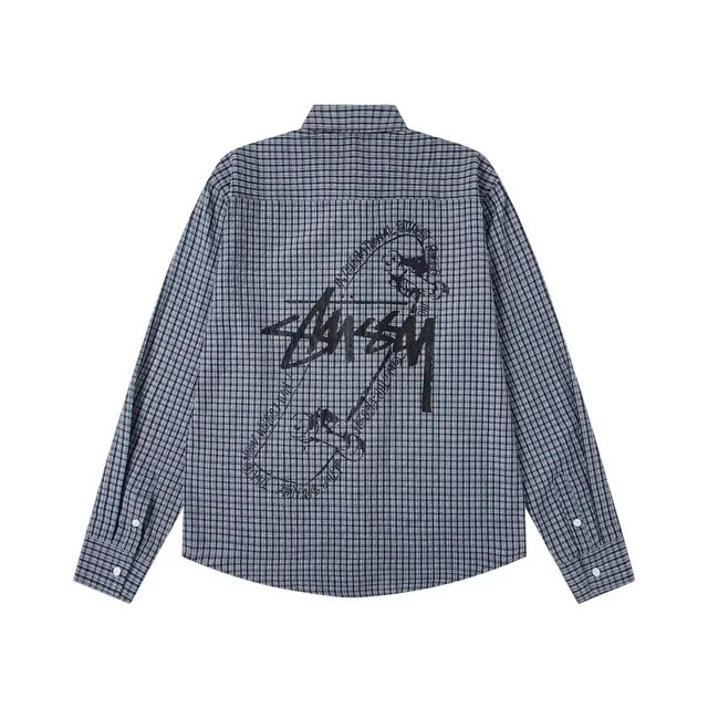 Stüssy Checkered Shirt Back Print